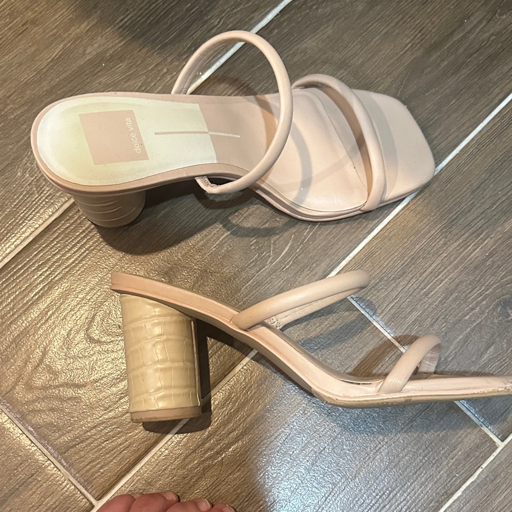 Dolce Vita Blush Strappy Heels